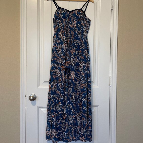 Dresses & Skirts - Band of Gypsies shorts/maxi blue floral jumper